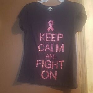 Keep Calm & Fight On tee.